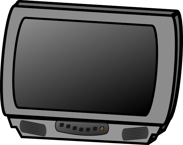 Small Flat Panel Lcd Television clip art