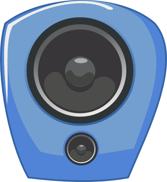 Loudspeaker In Comic Style clip art