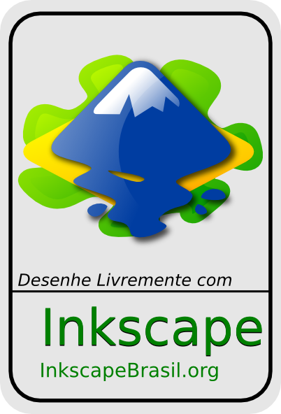 Inkscape With Brasil Logo clip art