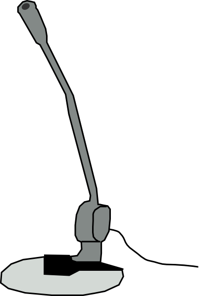 Microphone  clip art