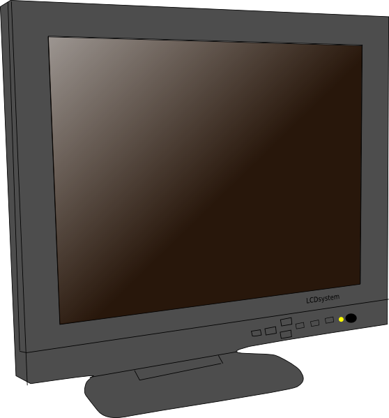 Monitor Lcd clip art