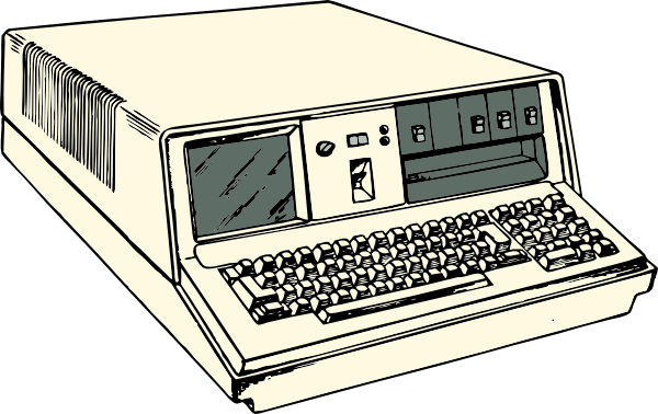 S Era Portable Computer clip art