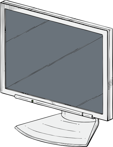 Flat Panel clip art