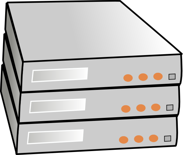 X86 Rack Servers clip art