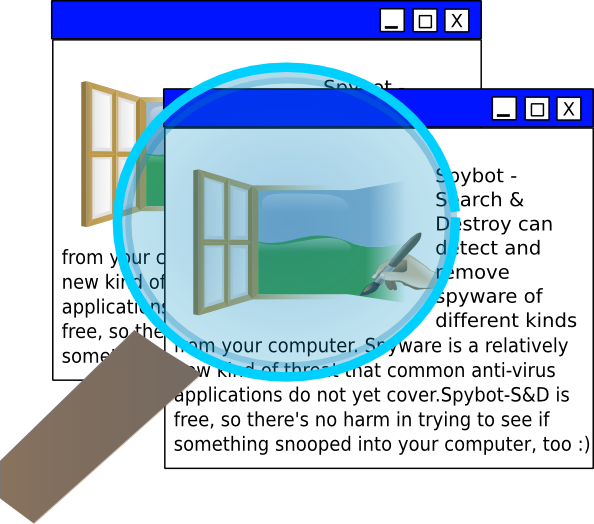 Spybot clip art