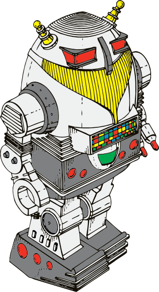 Toy Robot clip art