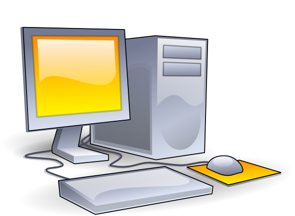 Desktop Computer clip art