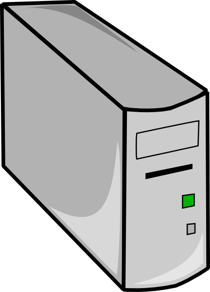 Tower Desktop Pc clip art