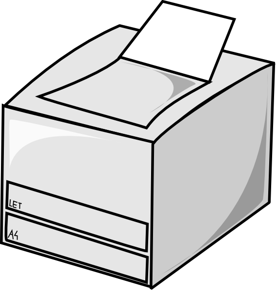 Laser Printer clip art