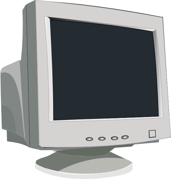 Crt Tube Monitor clip art