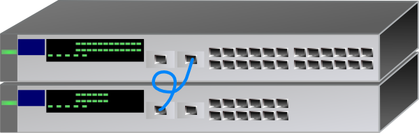 Network Switch Stack clip art
