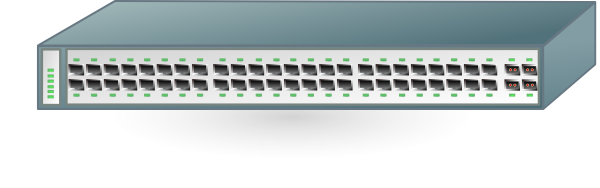 Cisco Network Ethernet Gigabit Switch clip art