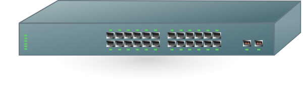 Cisco Fast Ethernet Switch clip art