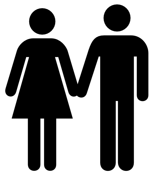 Man And Woman Icon clip art