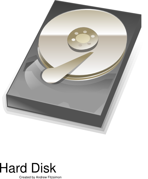 Hard Disk clip art