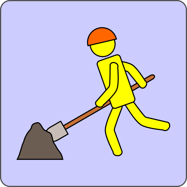 Road Work clip art