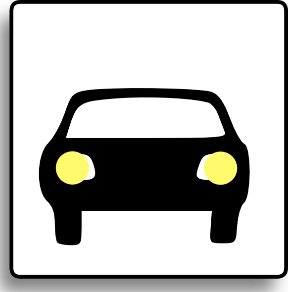 Car Icon For Use With Signs Or Buttons clip art