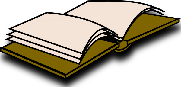 Open Book Icon clip art