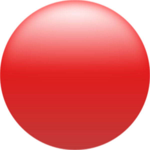 Roystonlodge Simple Glossy Circle Button Red clip art