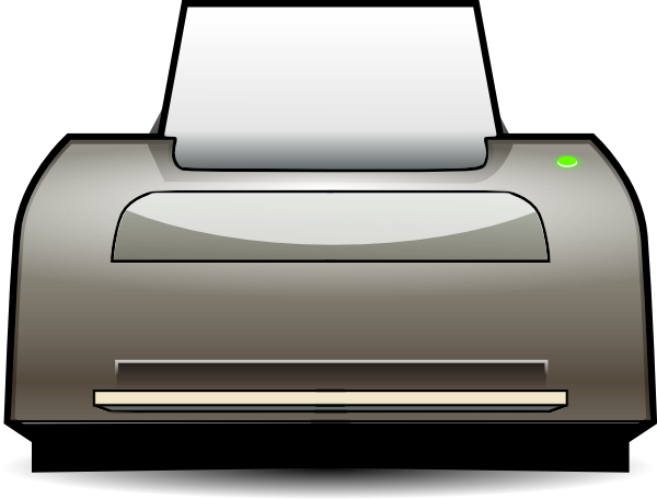 Inkjet Printer clip art