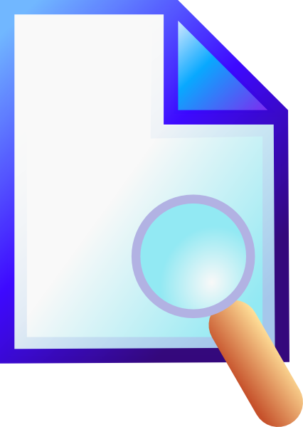 Search Document clip art