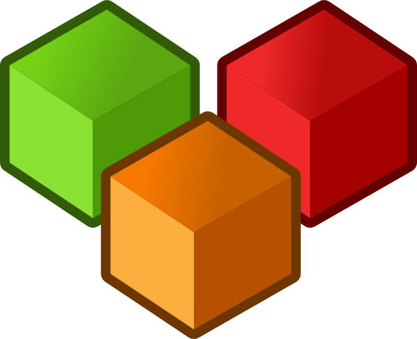 Cubes clip art