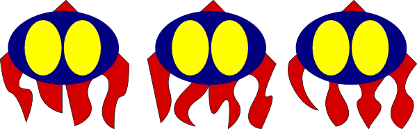 Robot Octopus Icon clip art