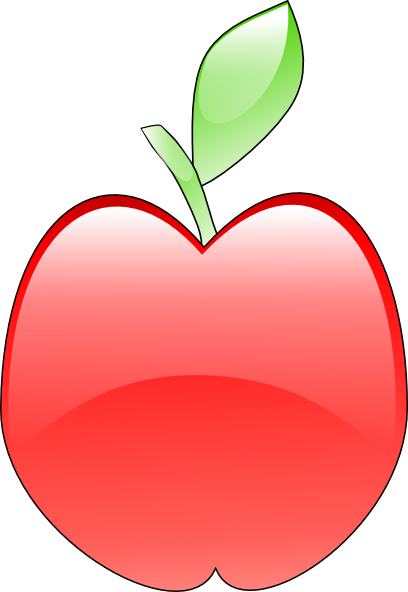 Crystal Apple clip art