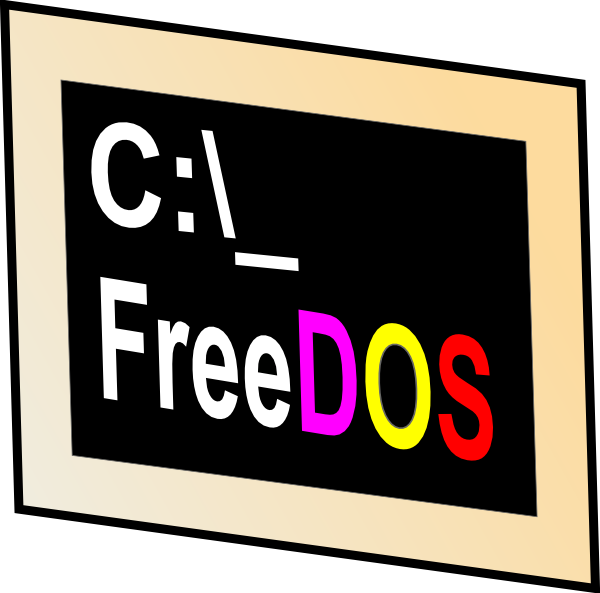 Freedos Icon clip art