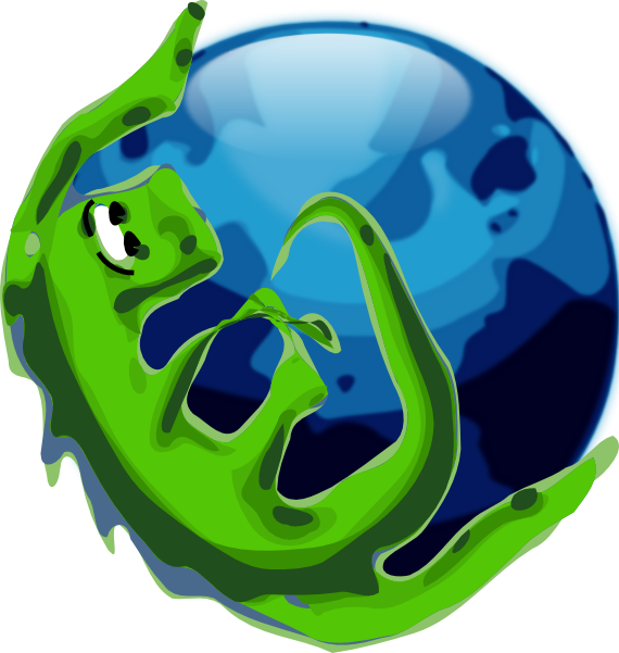 Alternate Mozilla Browser Icon clip art