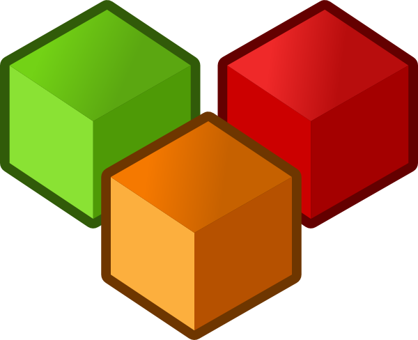 Cubes clip art