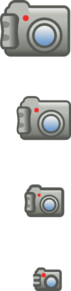 Digital Photo Camera Icon clip art