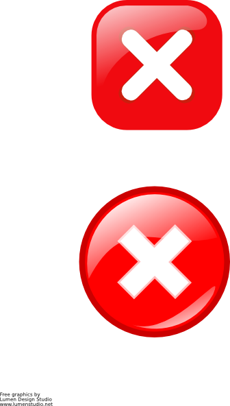 Error Icons clip art