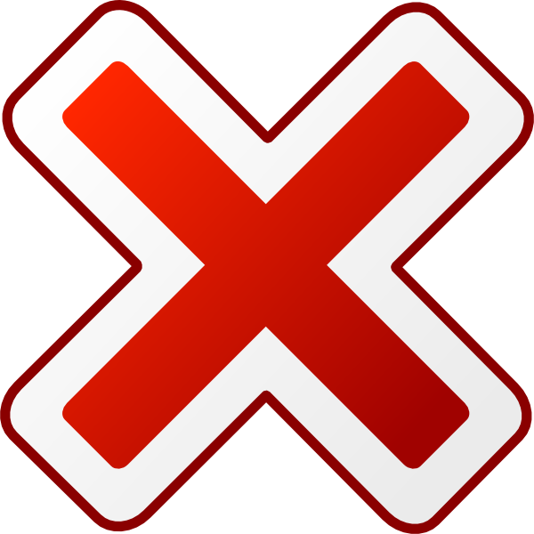 Cancel Icon clip art