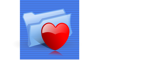 Favorites Folder Icon clip art