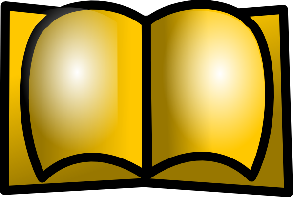 Open Book Icon clip art