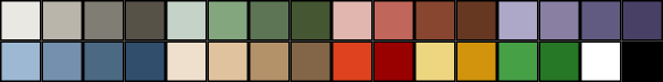 Gnome Color Palette clip art