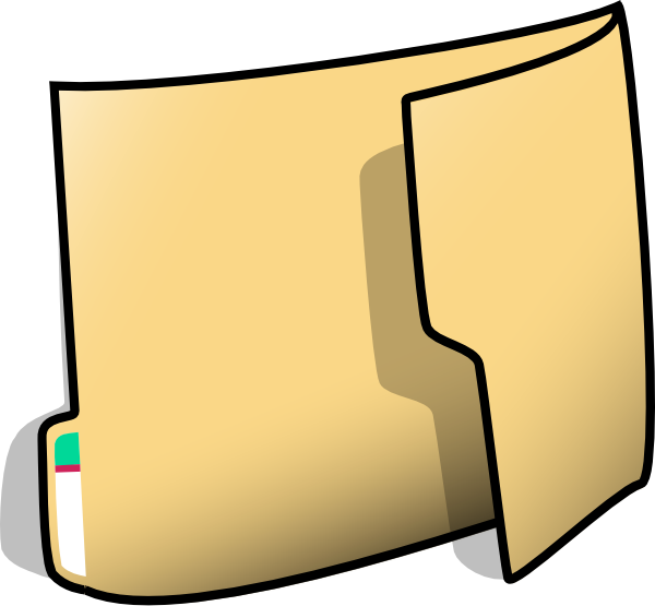 Fancy Folder clip art