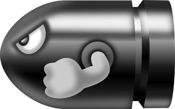 Bullet Bill clip art