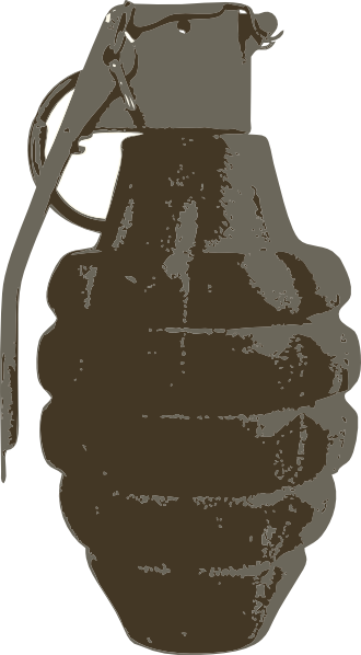 Hand Grenade clip art