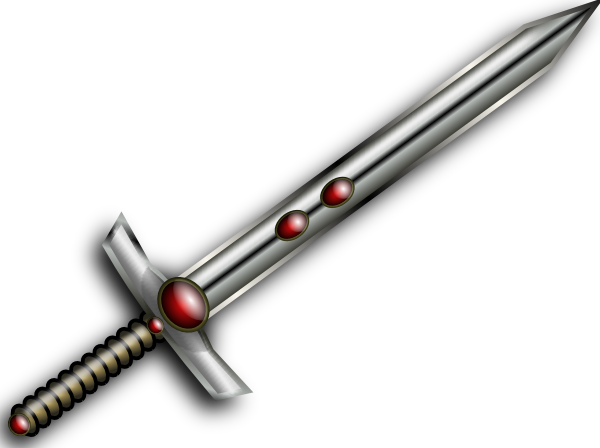 Jeweled Sword clip art