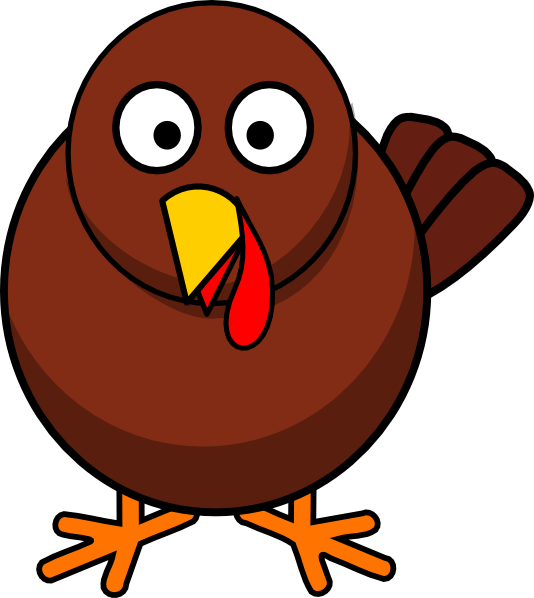 Turkey Round Cartoon clip art