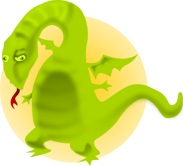 Cartoon Dragon clip art