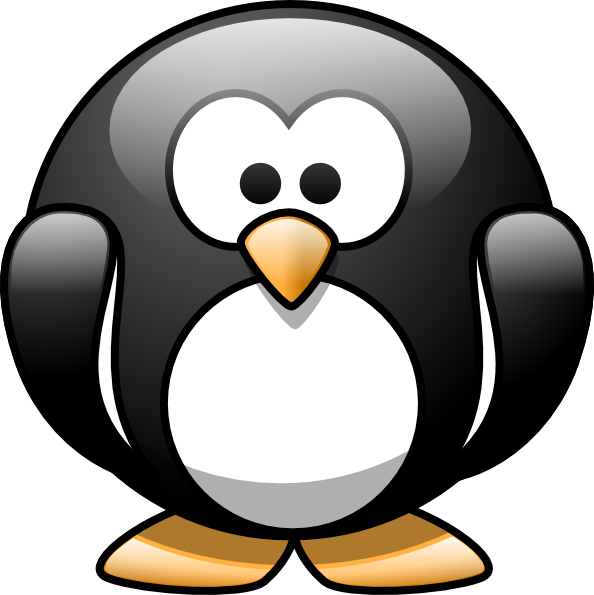 Cartoon Penguin clip art