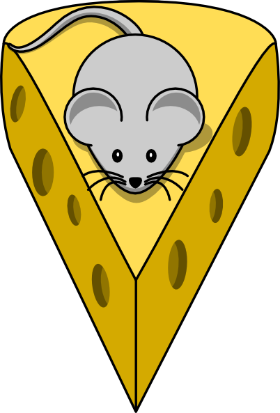 Simple Cartoon Mouse clip art