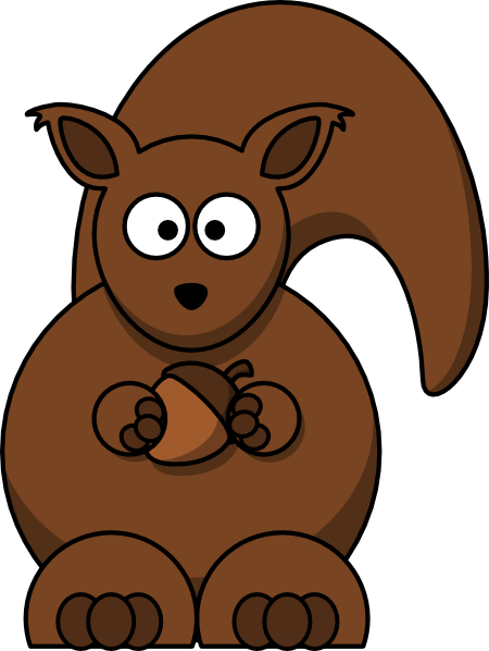 Cartoon Squirrel clip art