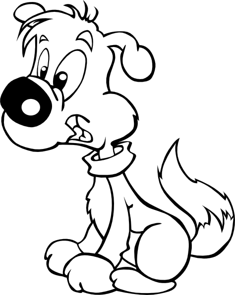 Puppy Cartoon clip art