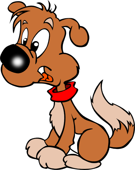 Puppy Cartoon clip art