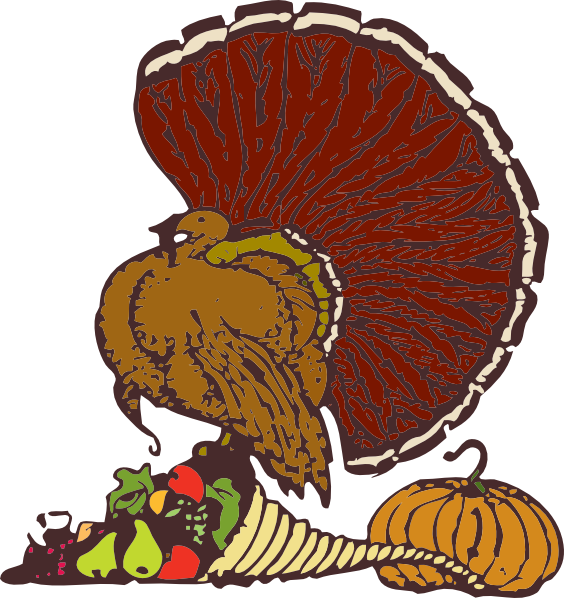 Turkey And Harvest clip art