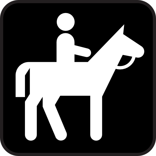 Horse Back Riding clip art